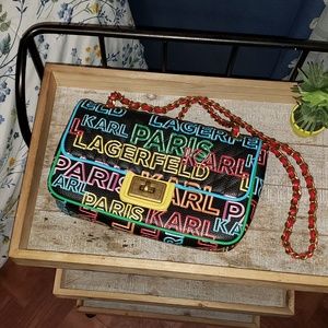 Karl Lagerfeld crossbody multicolored.